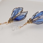 竜胆  ふたえピアス イヤリング