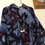 194.美品！高級有松鳴海絞り 浴衣 リメイク可能
