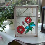 グラスアート(朝顔)