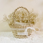 ＊かすみ草ドライフラワーbasket＊A