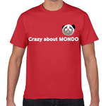 Crazy about MONDO Tシャツ（赤）Mサイズ
