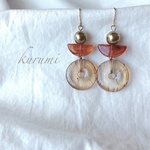 brown❁︎ピアス＆イヤリング