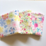 大きめがーぜはんかち☆ふわっふるがーぜ   お花シリーズ