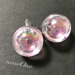 Water glas charm (M  ピンク)♡ しゃぼん玉チャーム