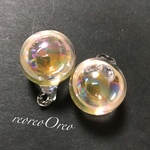 Water glas charm (M  オレンジ)♡ しゃぼん玉チャーム