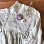 刺繍ブローチ 2個セット