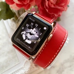 momonga531様 専用  Apple Watchダブルループ (Red)