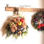 Halloweenスワッグ◇おばけ収穫祭A