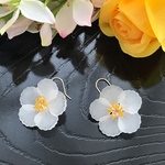 ＊沙羅双樹(夏椿)のピアス&イヤリング＊