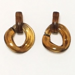 ⛓大振りのアクリルチェーンのピアス