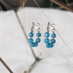 Blue Cube Circle Pierce（アパタイト）