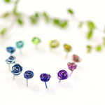 〔片耳用〕ひとつぶピアス 【単色12色】
