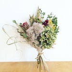 スワッグブーケとブートニア ドライフラワー 