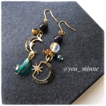 宇宙/Black Moon＋Sirius/ピアス/ノンホールピアス