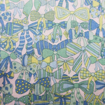 リバティ【ジェニーズリボンズ・グリーンP】30×110cm 