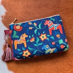 スウェーデン・アルビッドソンズ、ミニダーラヘストのポーチ / ネイビー