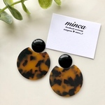 𓐍マット べっ甲𓐍ピアス/イヤリング