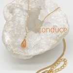 Mandarin garnet. マンダリンガーネット ネックレス