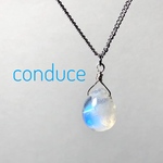White labradorite.〜再販 天然石ホワイトラブラドライトネックレス〜