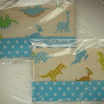 子供用マスク*2枚セット★恐竜/水色星柄