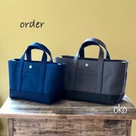 【g様専用】帆布トートバッグ横長S＆ランチプラス order作品