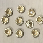 MATTE GOLD FLOWER PARTS