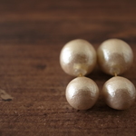 3way double cotton pearl pierces