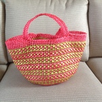 すずらんテープBag　 LL　ゴールド&赤2019