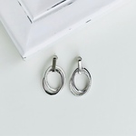 オーバルイヤリング/ピアス