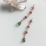 【送料無料】14kgf グリーンアパタイト ピンクトルマリン チャーム