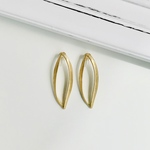 オーバルイヤリング/ピアス