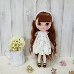 ブライスアウトフィットセット 🍎039 バルーンワンピースセット*白*① ＊blythe outfit