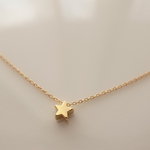 14kgf little star necklace