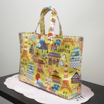 BagビニールA4／にっぽん！チャチャチャ♪（黄）