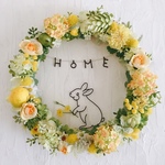 花を摘むうさぎの HOME シトラスリース