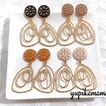 らくがきデザインぐるぐるピアス・イヤリング/432