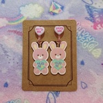 キッズイヤリング ☆ うさちゃん