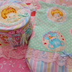 minmin0034様専用☆hana*ハンドメイド★ミニミニバニティ、ハロベビ巾着2点