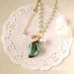 シェルチョコA ネックレス(ピンク)
