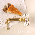 ヘアクリップアップルパイセット