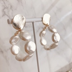 flat pearl ring pierce