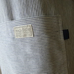 ◇Lサイズ◇肩凝りしにくい着脱簡単なエプロン" ヒッコリーデニム” 