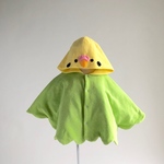 セキセイインコのパイルケープ イエロー×グリーン 女の子
