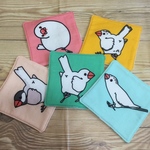 文鳥コースター５枚セット
