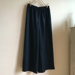 バイオウォッシュ加工リネンNVで作ったワイドパンツ