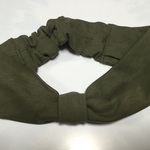 コットンニット素材 リボン風ターバン