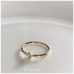 小粒スカイブルートパーズリング･:*+.