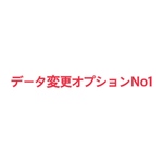 データ変更オプションNo1