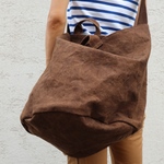 柿渋染め 丸底 BIG BAG