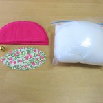 【作り方付】赤ちゃんのキッキングボールキット(ｻｸﾗﾝﾎﾞ柄×ﾋﾟﾝｸ）